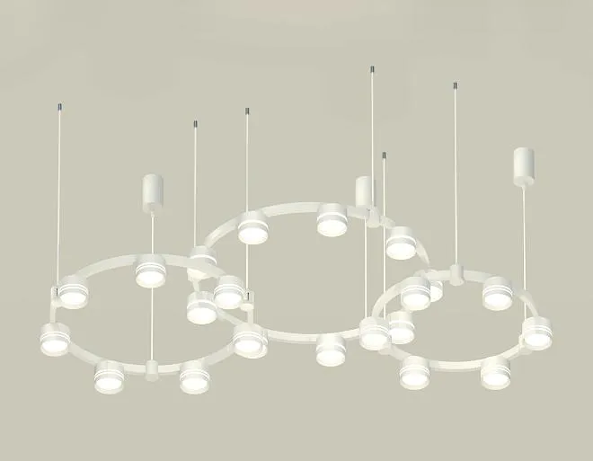 Комплект подвесного светильника Techno Ring с акрилом Ambrella light XR92082210/22