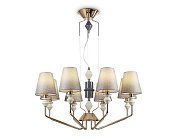Подвесная люстра с абажурами Ambrella light LH75403/8 GD/GR 