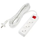 Розеточные блоки, удлинители Uniel S-CU3-7B WHITE Ultra