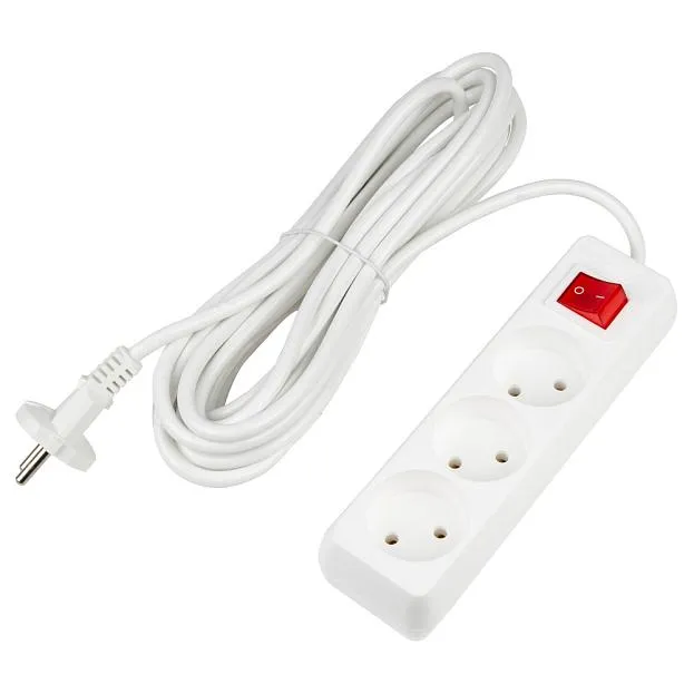 Розеточные блоки, удлинители Uniel S-CU3-7B WHITE Ultra