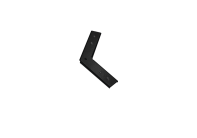 L-образный соединитель Donolux 120 connector SPACE-Track system B