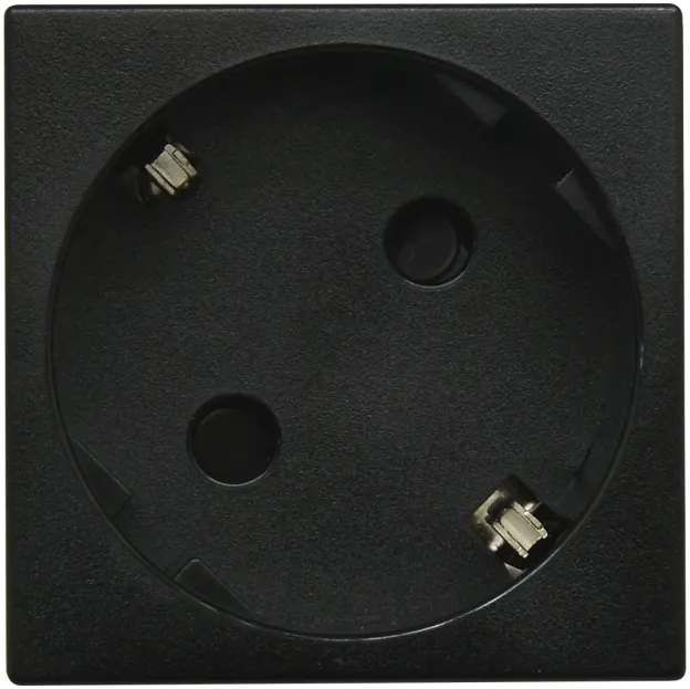 Розетка 2К+З нем.ст., 45 гр., с з/ш, черн. матовая Donel DF6D1ANM 45х45 Розетка 2К+З нем.ст., 45 гр., с з/ш, черн. матовая Donel DF6D1ANM 45х45