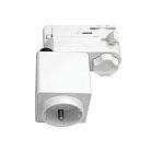 Адаптер для светильника с розеткой Shuko к треку 5030xx-R/5040xx-(F)/(R) БЕЛЫЙ Lightstar 594006-WSA Quattro