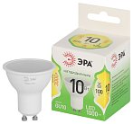 Лампочка светодиодная ЭРА LED MR16-10W-830-GU10 GL