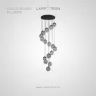 Подвесной светильник NORMAN 16 подвесов. Цвет черный Lampatron 8677-24267