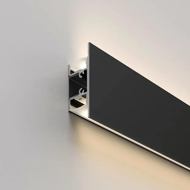 Накладной алюминиевый профиль черный/белый для светодиодной ленты Elektrostandard LL-2-ALP022 a066621