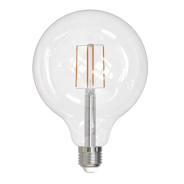 Лампочка светодиодная филаментная Volpe LED-G125-8W/3000K/E27/CL/SLF Optima Филамент