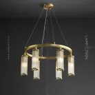 Кольцевые люстры и светильники HILDIS CH 6 плафонов Lampatron f-hildis-ch-6 5291-25555