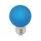 Лампочка светодиодная Volpe LED-G60-3W/BLUE/E27/FR/С