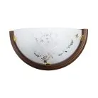 Бра стекло/белое/корич. E27 1*100Вт 360х180 Sonex 0187 KUSTA WOOD