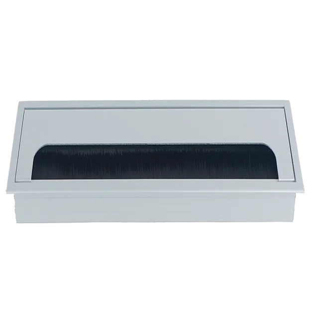 Кабельный громмет (лючок) в стол, 160*80мм, цвет: серебро Donel DCGR16080S DCG Кабельный громмет (лючок) в стол, 160*80мм, цвет: серебро Donel DCGR16080S DCG