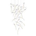 Подвесной светильник Delight Collection 9081P/25 gold