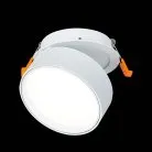 Встраиваемый поворотный светильник Белый LED 1*14W 4000K 1 100Lm Ra>90 120° IP20 D105xH ST Luce ST651.548.14