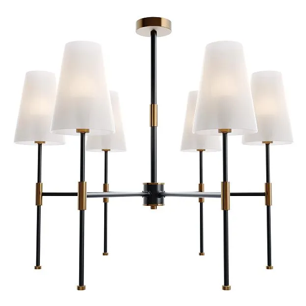 Люстра на штанге Freya FR5196PL-06BBS Tida