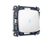 Комплект механизма 1-клавишного проходного выключателя с подсветкой OMEGA Ambrella Volt MO102040 QUANT