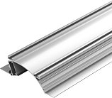 Профиль с экраном 2м Arlight 029850 ALM-ARC-Single-2000 Anod+Frost