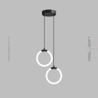 Готовая комбинация светильников NILS DUO Размер M. Цвет Черный. Теплый свет Lampatron 7785-21958