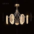 Люстра KEZIA CH 6 ламп Lampatron kezia-ch-6 5542-14333