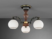 Люстра Reccagni Angelo PL 8630/3 rosa 8660