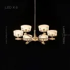 Люстра MARTEL 6 ламп Lampatron martel-6 7357-20271