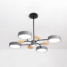 Люстра На Штанге Meade 5 Lamps Grey ImperiumLoft 207857-26