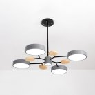 Люстра На Штанге Meade 5 Lamps Grey ImperiumLoft 207857-26