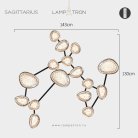 Бра EVIAN ZODIAC Модель Sagittarius (Стрелец) Lampatron 8417-23076
