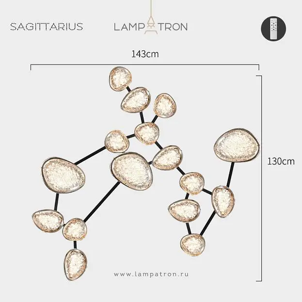 Бра EVIAN ZODIAC Модель Sagittarius (Стрелец) Lampatron 8417-23076 Бра EVIAN ZODIAC Модель Sagittarius (Стрелец) Lampatron 8417-23076