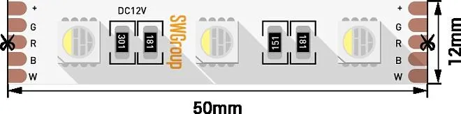 Светодиодная лента 12V RGB SWG SWG560-12-19.2-RGBWW-M Светодиодная лента 12V RGB SWG SWG560-12-19.2-RGBWW-M