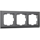Рамка на 3 поста werkel W0031864 Stark (графит матовый) a063117