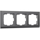 Рамка на 3 поста werkel W0031864 Stark (графит матовый) a063117