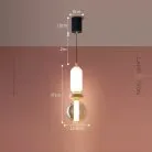 Подвесной светильник RID B Цвет Бежево-серый Lampatron 8267-22520