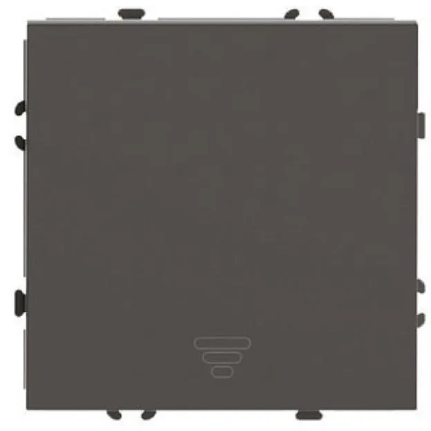 Выключатель 1-кл.самовозвр. (механизм), 250В, 10А, серия Эмили, антрацит, soft touch Stekker 50366 RSW10-5112-09