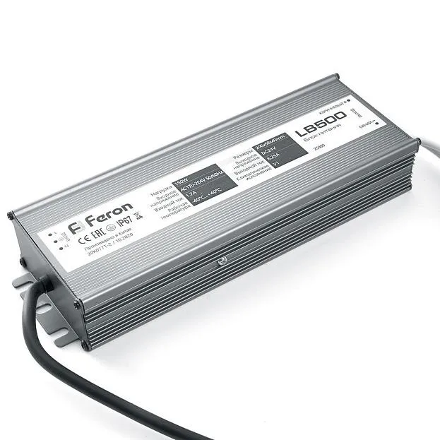 Трансформатор LB500 DC24V 150W IP67 Feron 25989Трансформатор LB500 DC24V 150W IP67 Трансформатор LB500 DC24V 150W IP67 Feron 25989Трансформатор LB500 DC24V 150W IP67