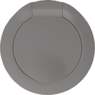 Накладка для розетки Schuko с заземлением, с крышкой, 16A 250 В~, матовый кашемир, Donel DO45435 D16