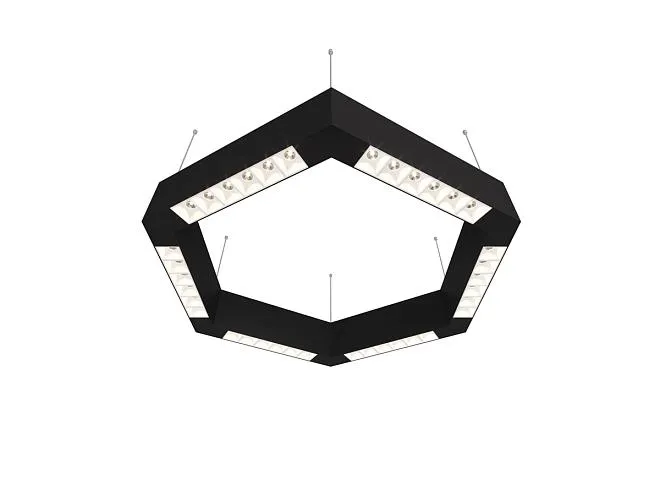 Подвесной светодиодный светильник 0,5м 36Вт 34° Donolux dl18515s111b36.34.500wb Eye-hex Подвесной светодиодный светильник 0,5м 36Вт 34° Donolux dl18515s111b36.34.500wb Eye-hex