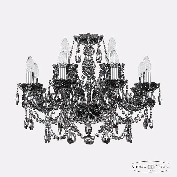 Люстра хрустальная Bohemia 1411/8+4/195 Ni M731 Люстра хрустальная Bohemia 1411/8+4/195 Ni M731