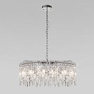 Подвесной светильник с прозрачным хрусталем Eurosvet 60159 хром a065322 Blitz