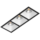 Встраиваемый светильник под сменную лампу Ledron RISE KIT3 Black-White