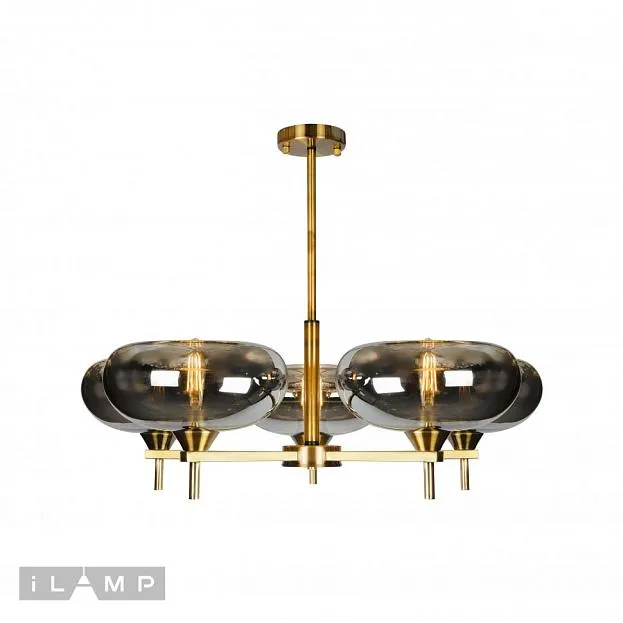 Подвесная люстра iLamp 6607/5 GD Rivoli