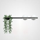 Бра Palma Wall Lamp 2 Шара + 1 Вазон Горизонтальная ImperiumLoft 168497-22