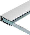 Профиль Arlight 015477 ALU-HANDRAIL-2000 FOR GLASS 17.5 2м KLUS-SHELF-GLASS