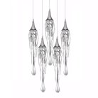 Подвесной светильник Delight Collection P68009L-5/R chrome Goddess Tears