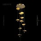 Готовая комбинация светильников PALERMO MORE 10 ламп Lampatron 4334-10984