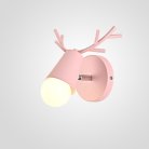 Бра С Рожками Pink ImperiumLoft 181040-26  Deer01