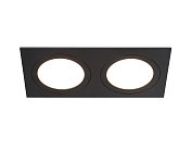 Встраиваемый светильник Ambrella light TN51827/2 BK черный GX53/2 max 15W 215*110*39