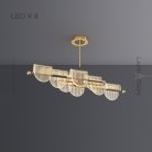 Реечный, рядный светильник RAGNAR LONG 8 ламп Lampatron 7572-21190
