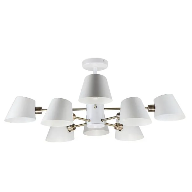 Потолочная люстра Imex MD.9130-8-S WH+AB Потолочная люстра Imex MD.9130-8-S WH+AB