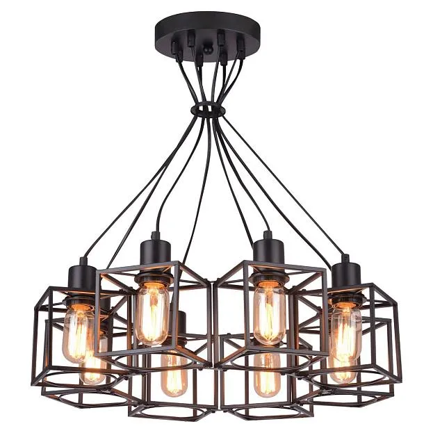 Подвесная люстра Lussole LSP-9541 LOFT Подвесная люстра Lussole LSP-9541 LOFT