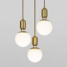 Подвесной светильник Eurosvet 50151/3 латунь Bubble a056844